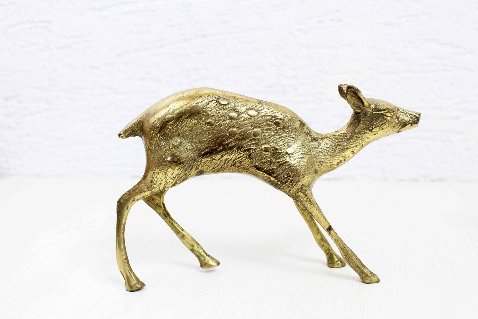 Couple Of Brass Deer From The 60s/70s photo Art