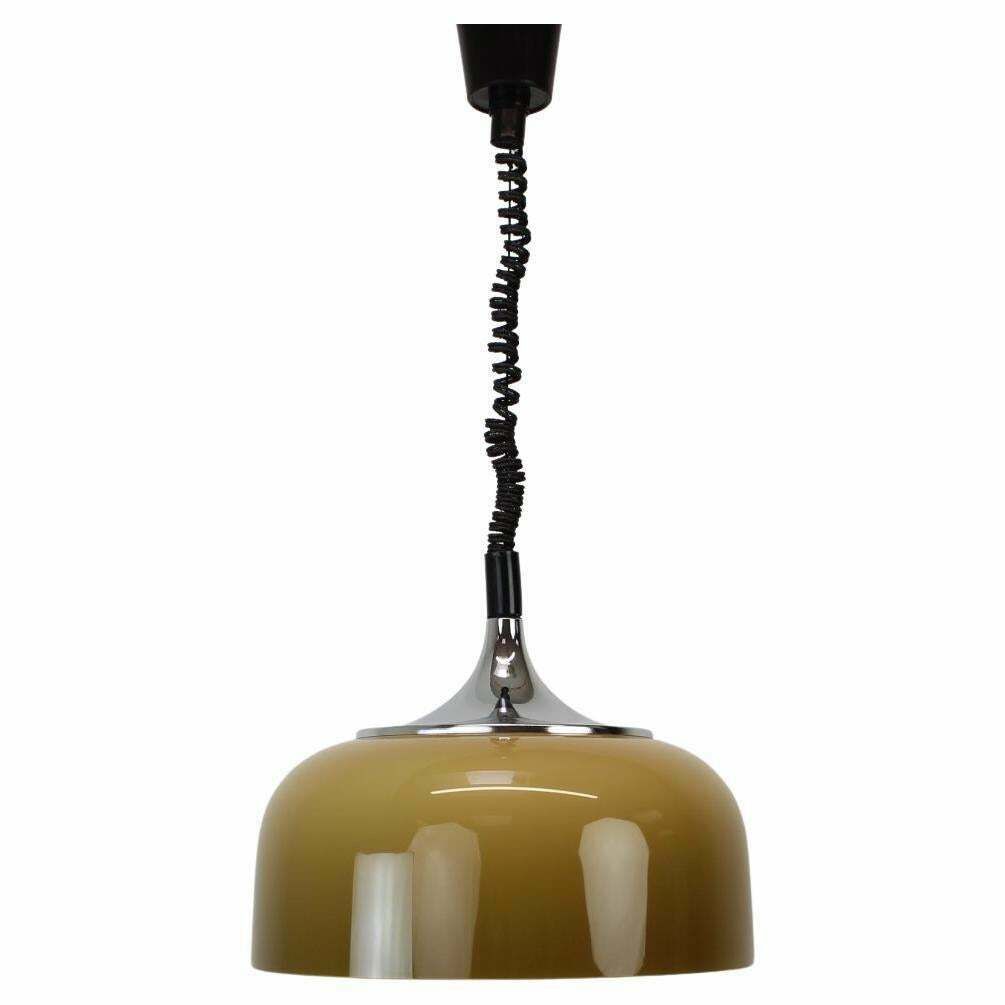 Midcentury Pendant By Harvey Guzzini For Meblo, Italy