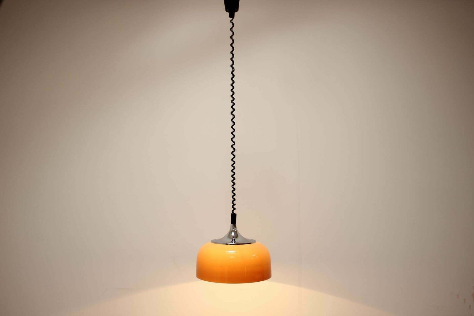 photo for sale Midcentury Pendant By Harvey Guzzini For Meblo, Italy