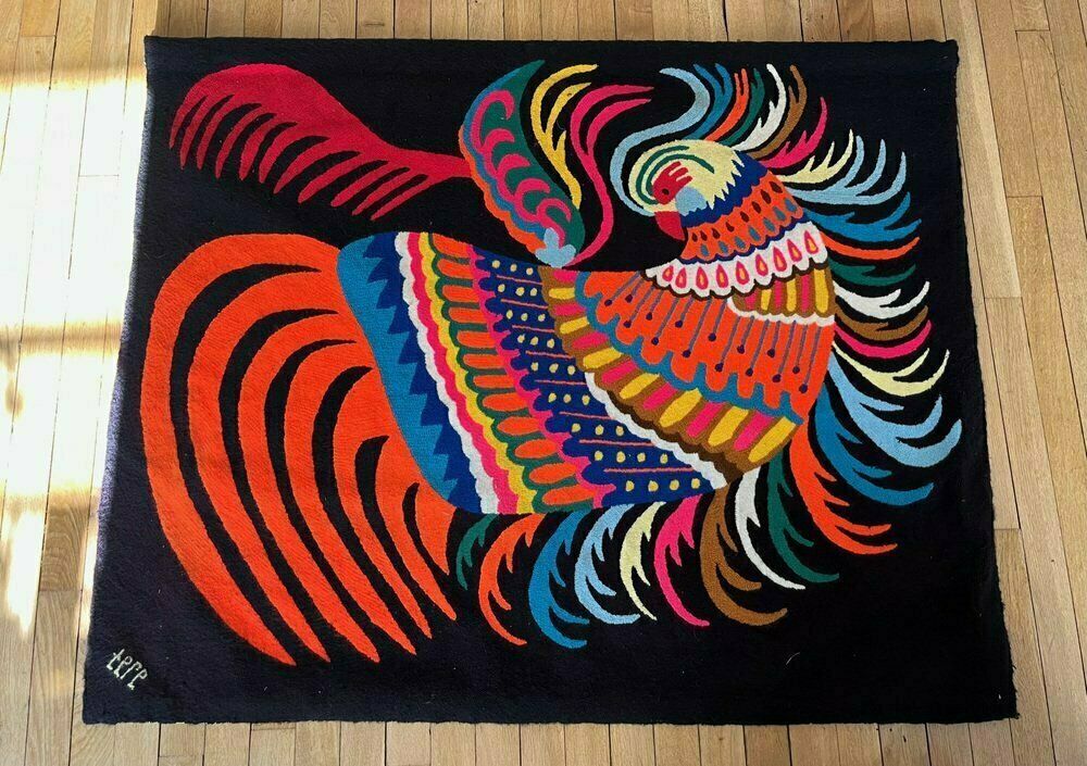 Vintage Bird Tapestry, 1970s