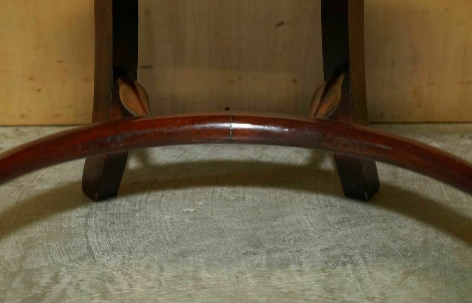 photo vinterior Antique Restored Leather William IV Mahogany Chesterfield Captains Armchair