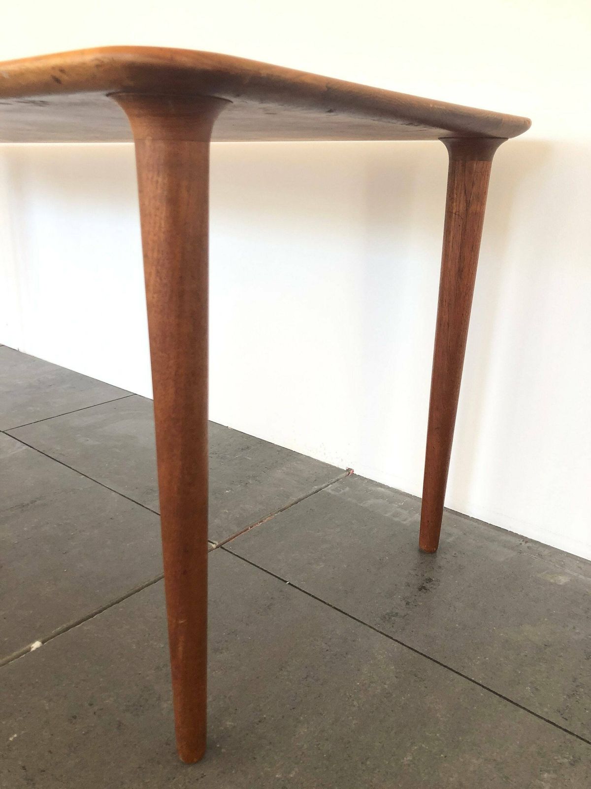 Rare Wood Xxl Living Room Table, 1960s, Norway photo vintage