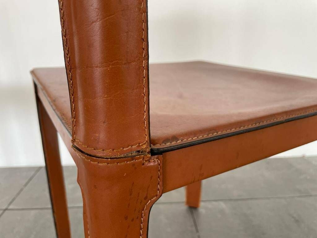 photo for sale Pair Of Italian Leather Chairs By Matteo Grassi, 1970s, Italy