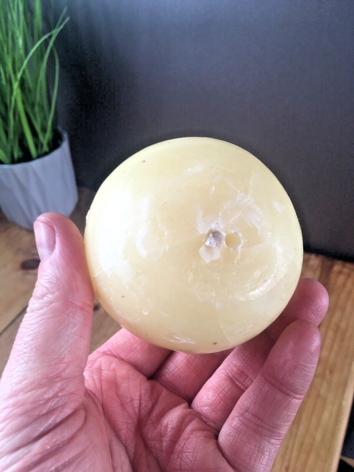 photo for sale Mid Century Modern Fischland 60s Enamel Eyeball Dish Spike Candle Holder Vintage