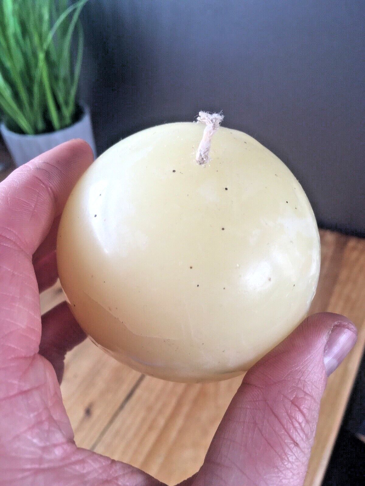 Home Decor Mid Century Modern Fischland 60s Enamel Eyeball Dish Spike Candle Holder Vintage photo