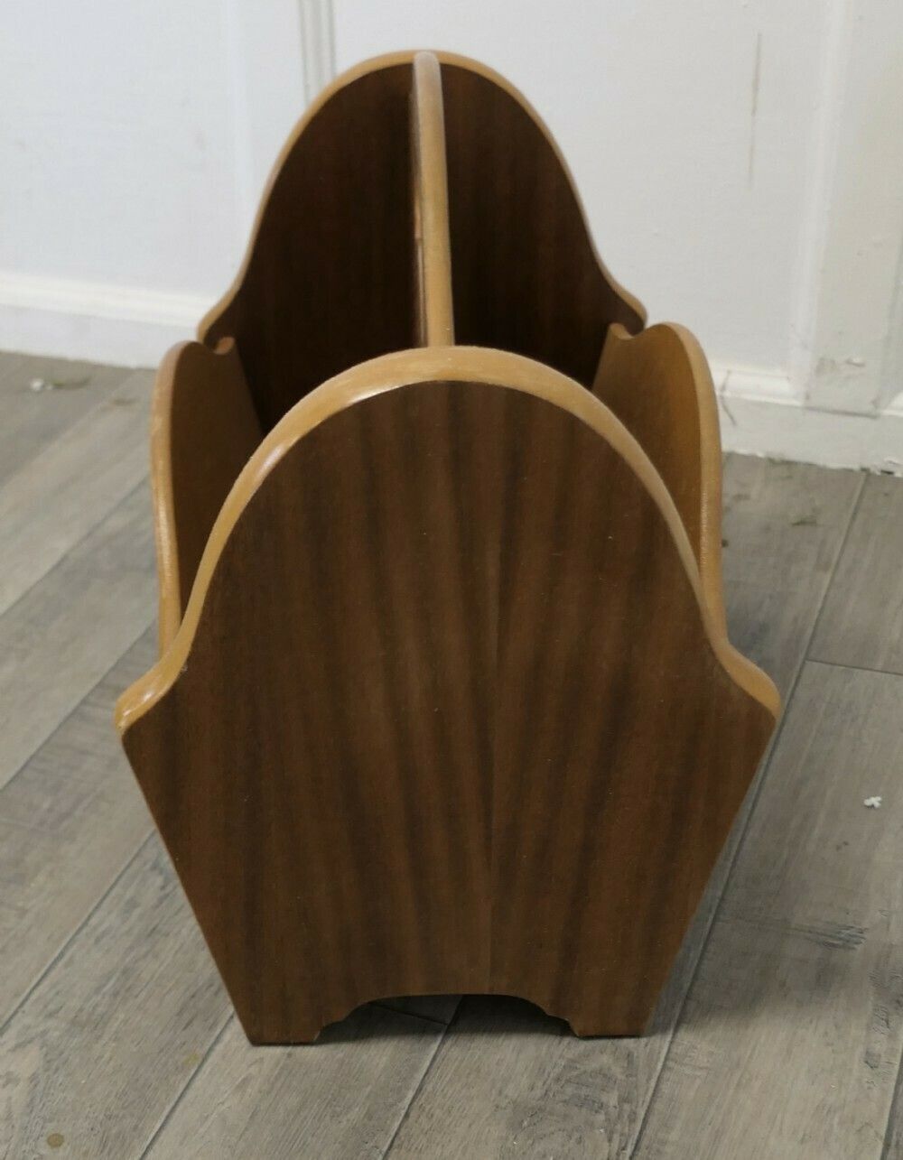 Mid Century Teak Canterbury Or Magazine Rack photo for sale