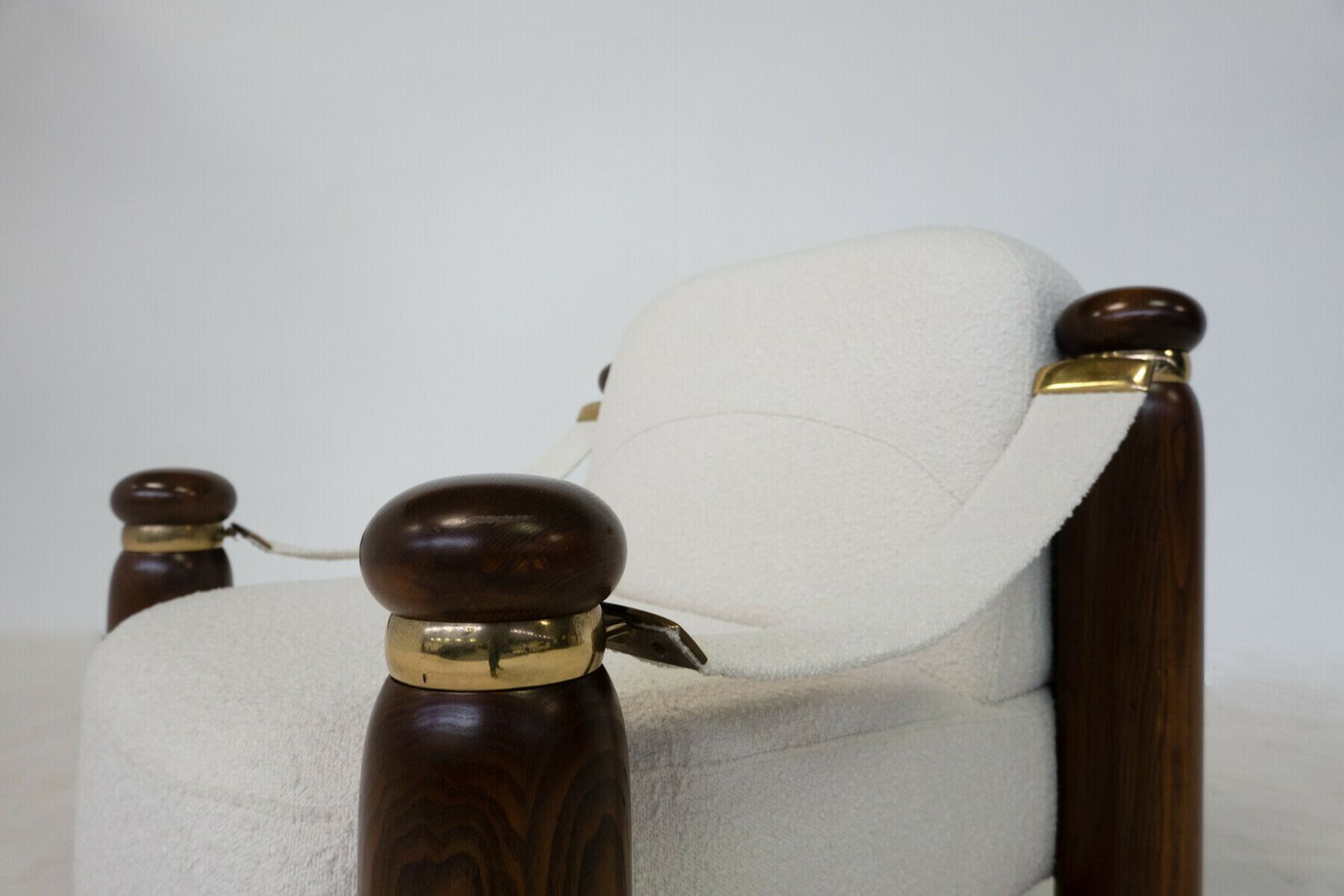 Pair Of Italian Mid Century Boucle Armchairs photo 5680.0