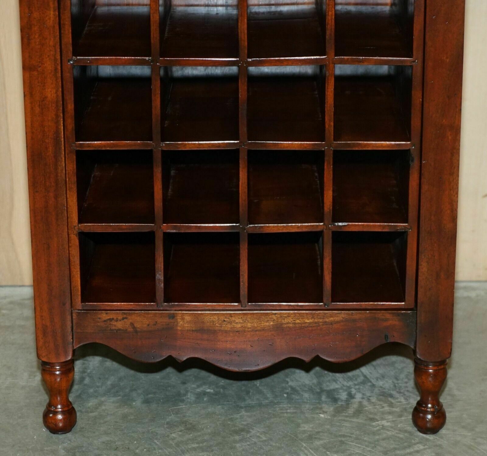 Marble Topped Side Table With Wine Bottle Holders For 20 Bottles & Serving Tray photo 1750.0