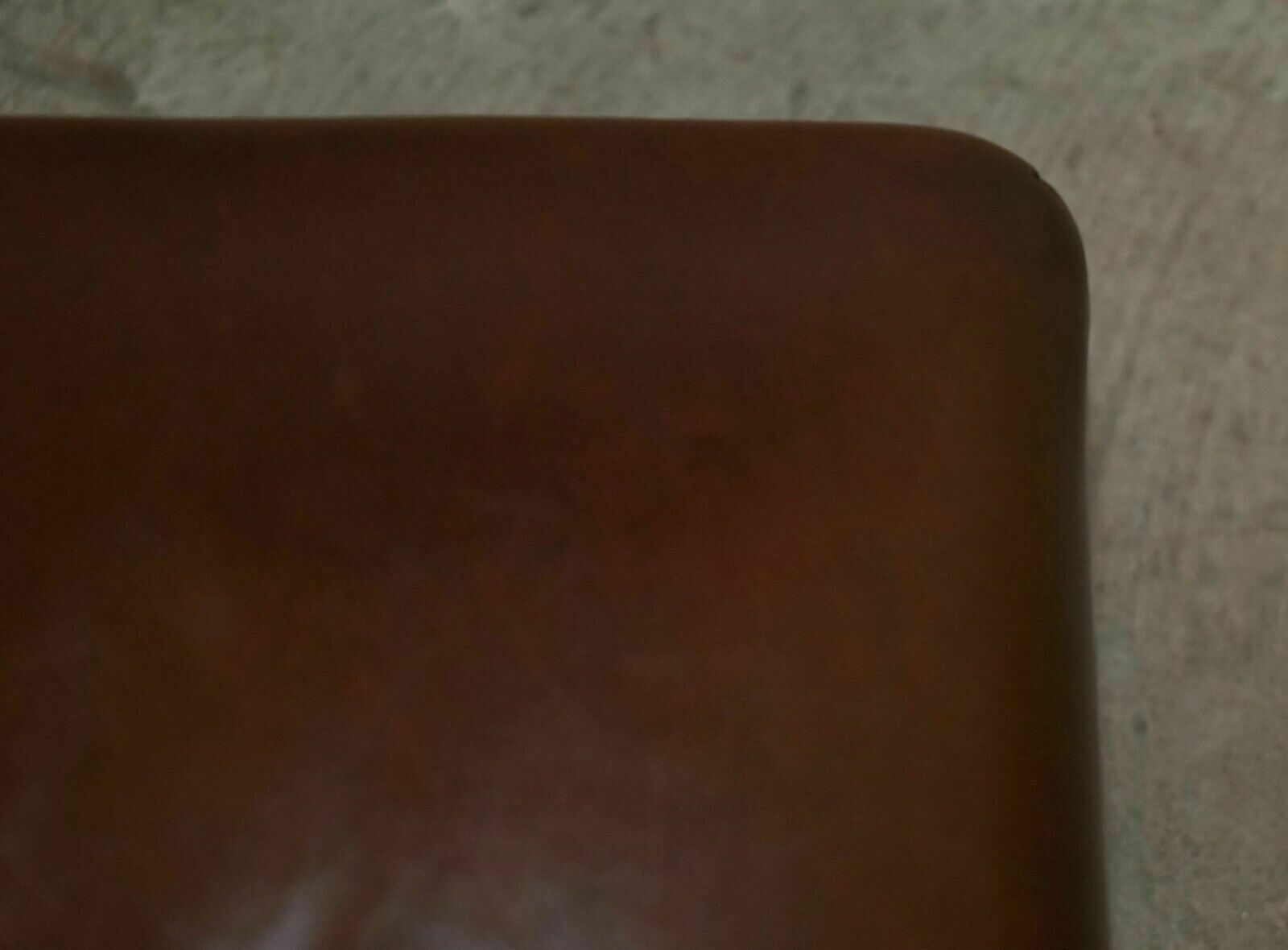 photo vinterior Antique Regency Circa 1815 Brown Leather Rosewood Lion's Hairy Paw Footstool