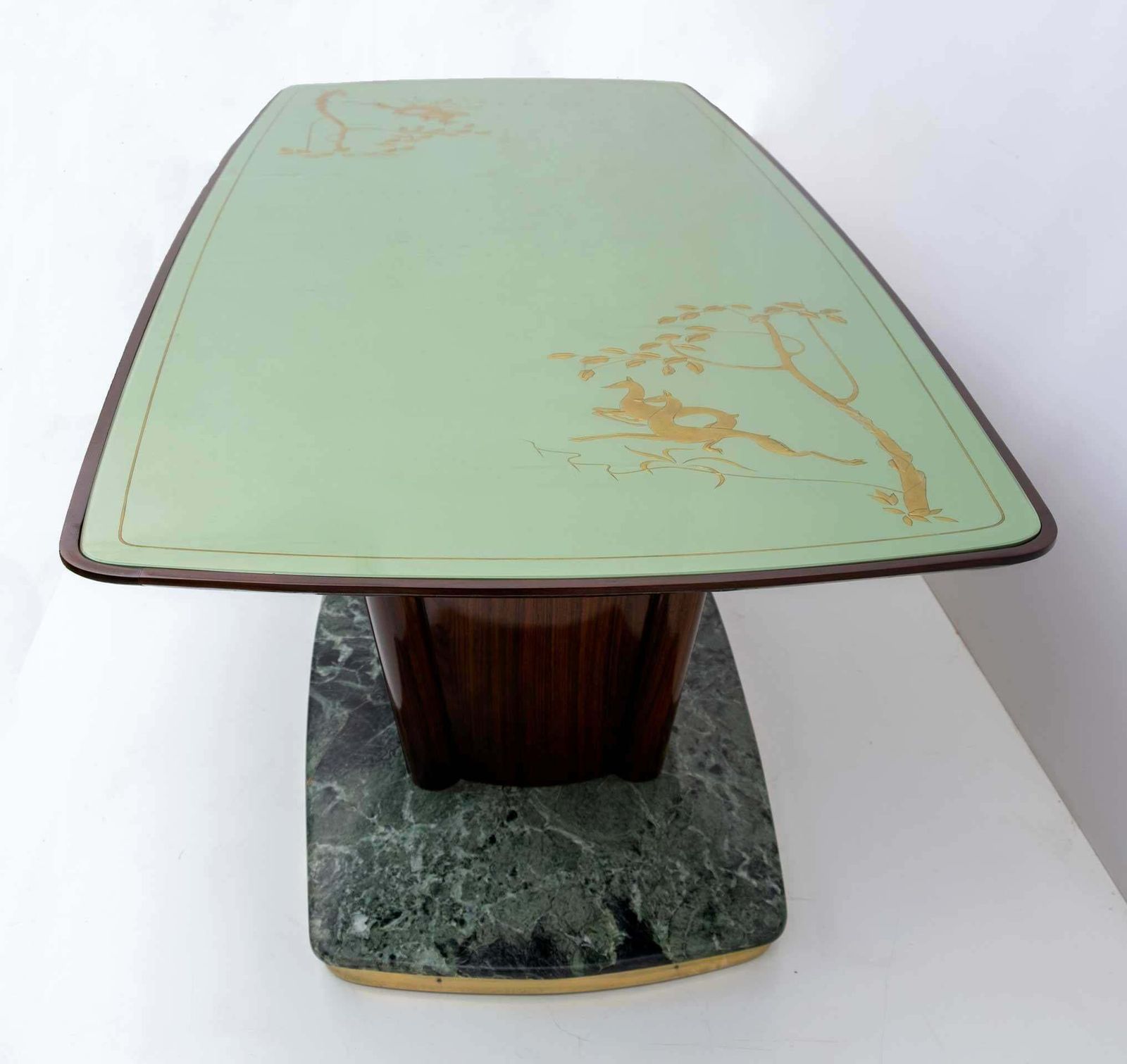 Vittorio Dassi Iconic Design Mid Century Modern Italian Dining Table, 50s, Rare! photo vinterior