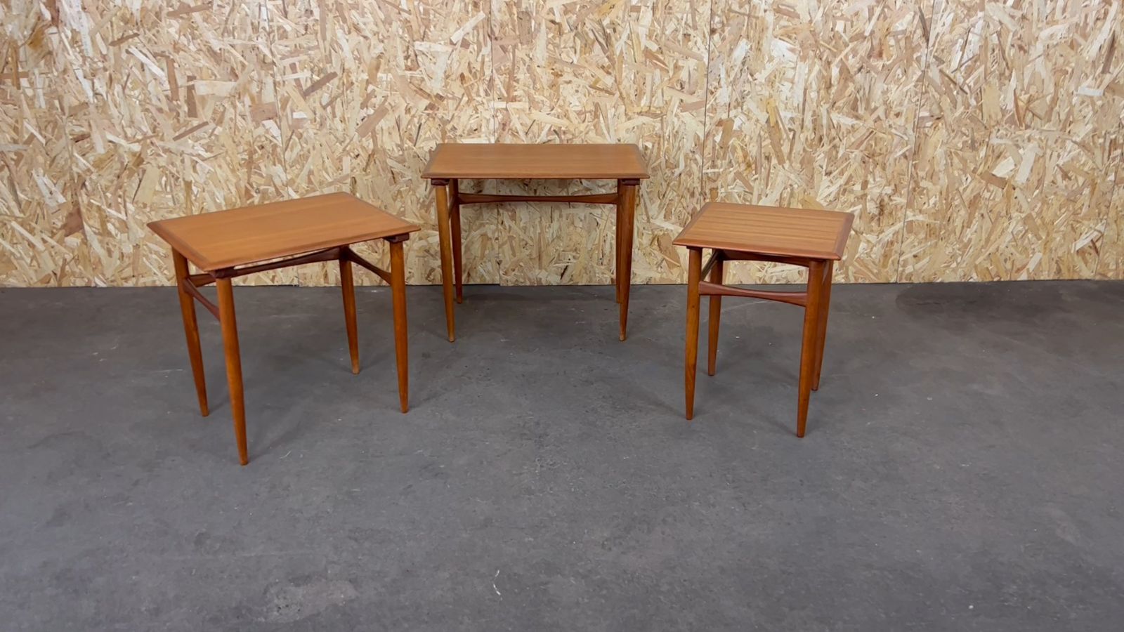 60s 70s Teak Nesting Tables Kai Kristiansen Skovmand & Andersen Design photo furniture