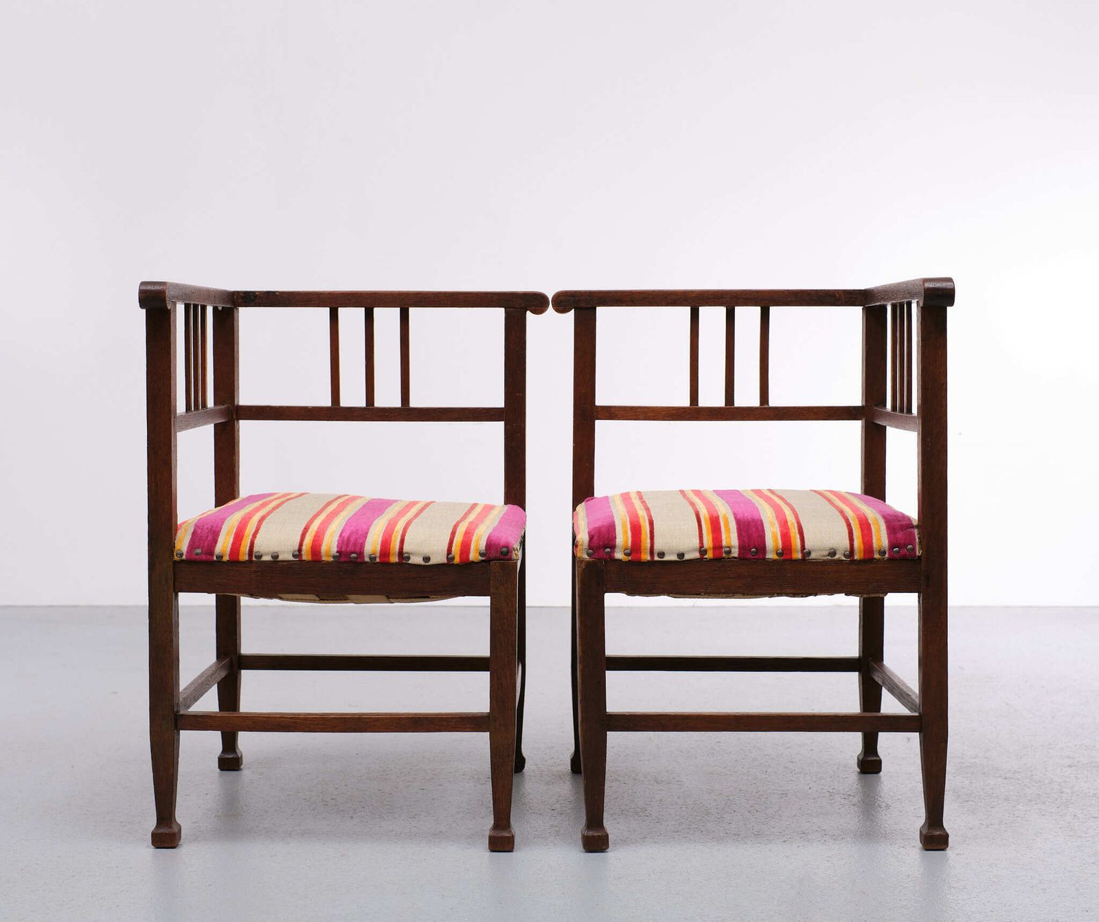 Amsterdam School Corner Chairs, 1920s, Holland photo Furniture