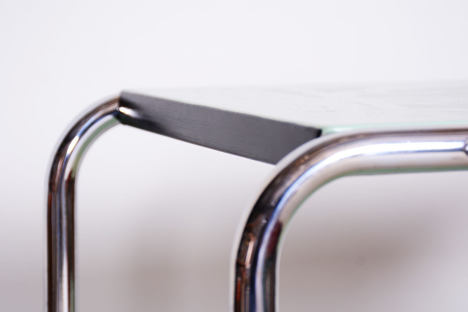 Restored Artdeco Side Table, Marcel Breuer, Thonet, Chrome Steel, Germany, 1930s photo Furniture