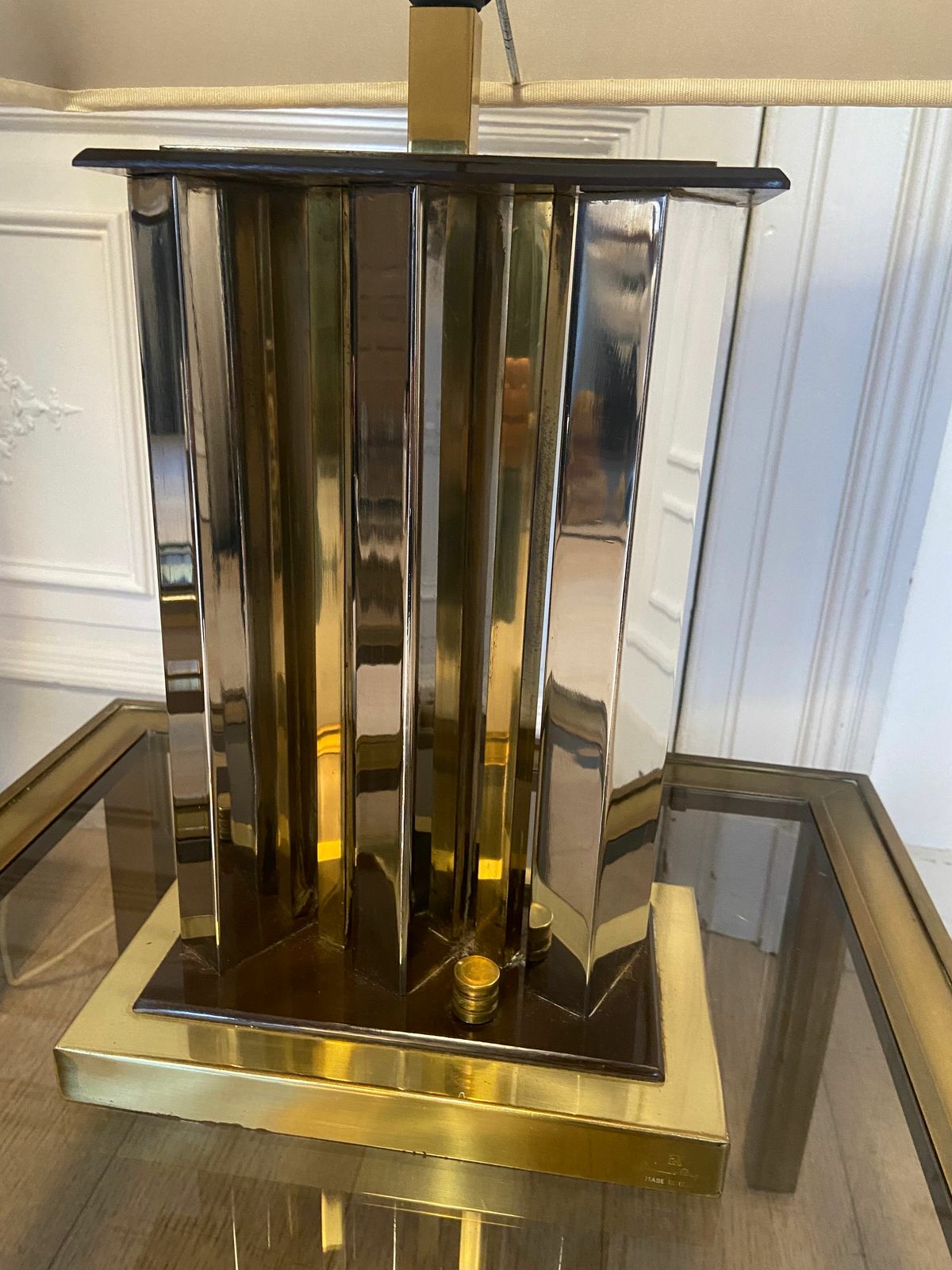 photo for sale Pair Of Romeo Rega Lamps, Signed