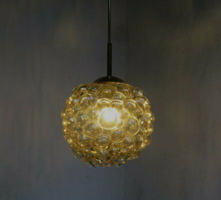 Bubble Glass Ceiling Lamp By Helena Tynell & Heinrich Gantenbrink For Limburg, 1960s photo vinterior