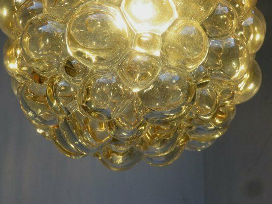 Bubble Glass Ceiling Lamp By Helena Tynell & Heinrich Gantenbrink For Limburg, 1960s photo vintage