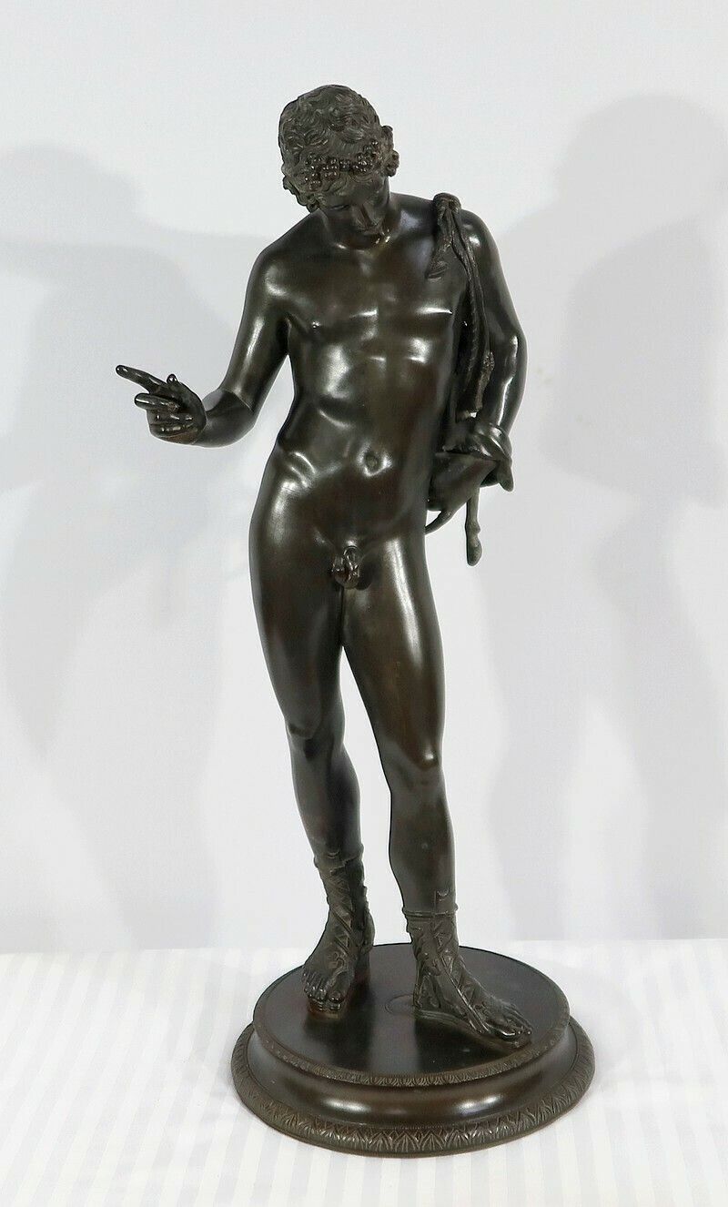 Important Bronze “Narcissus” By M. Amodio – Late 19th Century