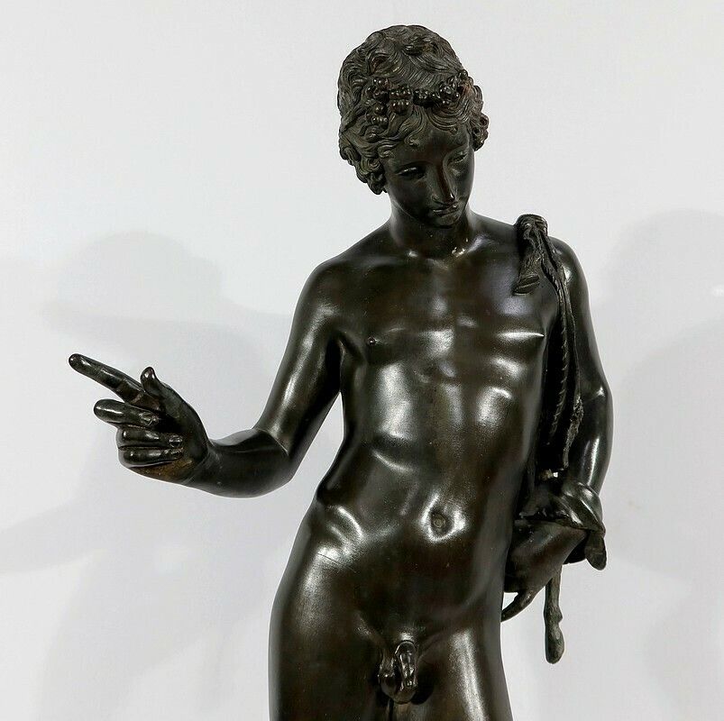 Important Bronze “Narcissus” By M. Amodio – Late 19th Century photo 4758.6