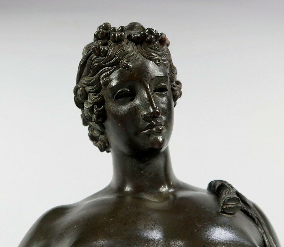 Important Bronze “Narcissus” By M. Amodio – Late 19th Century photo vinterior
