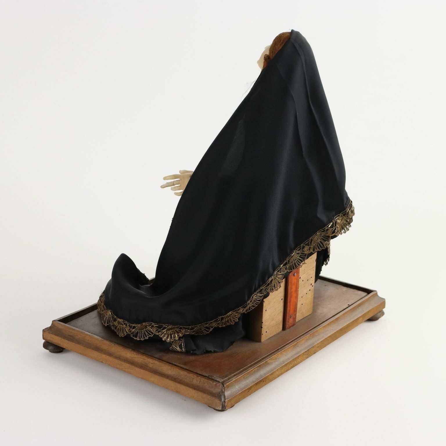 photo furniture Ancient Sculpture Our Lady Of Sorrows Italy '800 Wax Fabric
