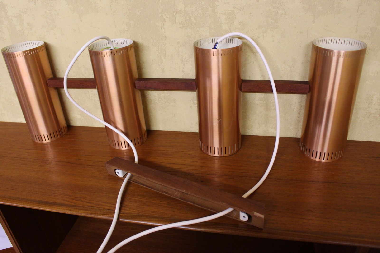 Smart Fog And Morup 1960’s Cylinder IV Pendant Lamp By Jo Hammerborg photo buy