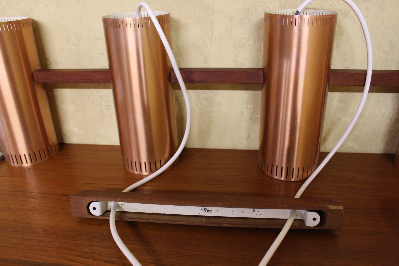 Smart Fog And Morup 1960’s Cylinder IV Pendant Lamp By Jo Hammerborg photo vintage