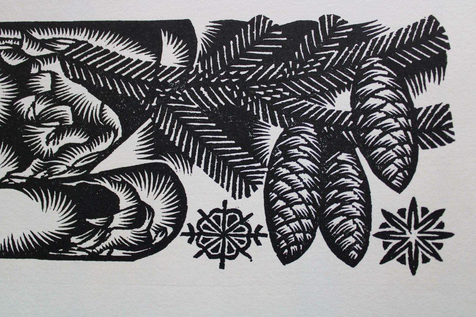 Dainis Rozkalns Afterword. Nr. 2.1984. Paper, Linocut photo furniture