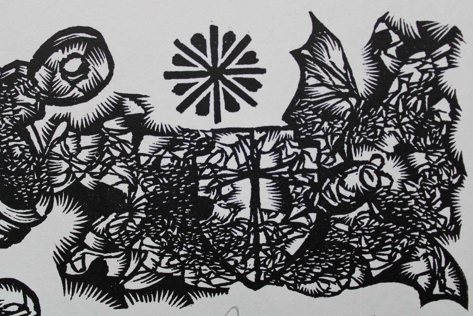 Dainis Rozkalns Barrel. 1982. Paper, Linocut photo for sale