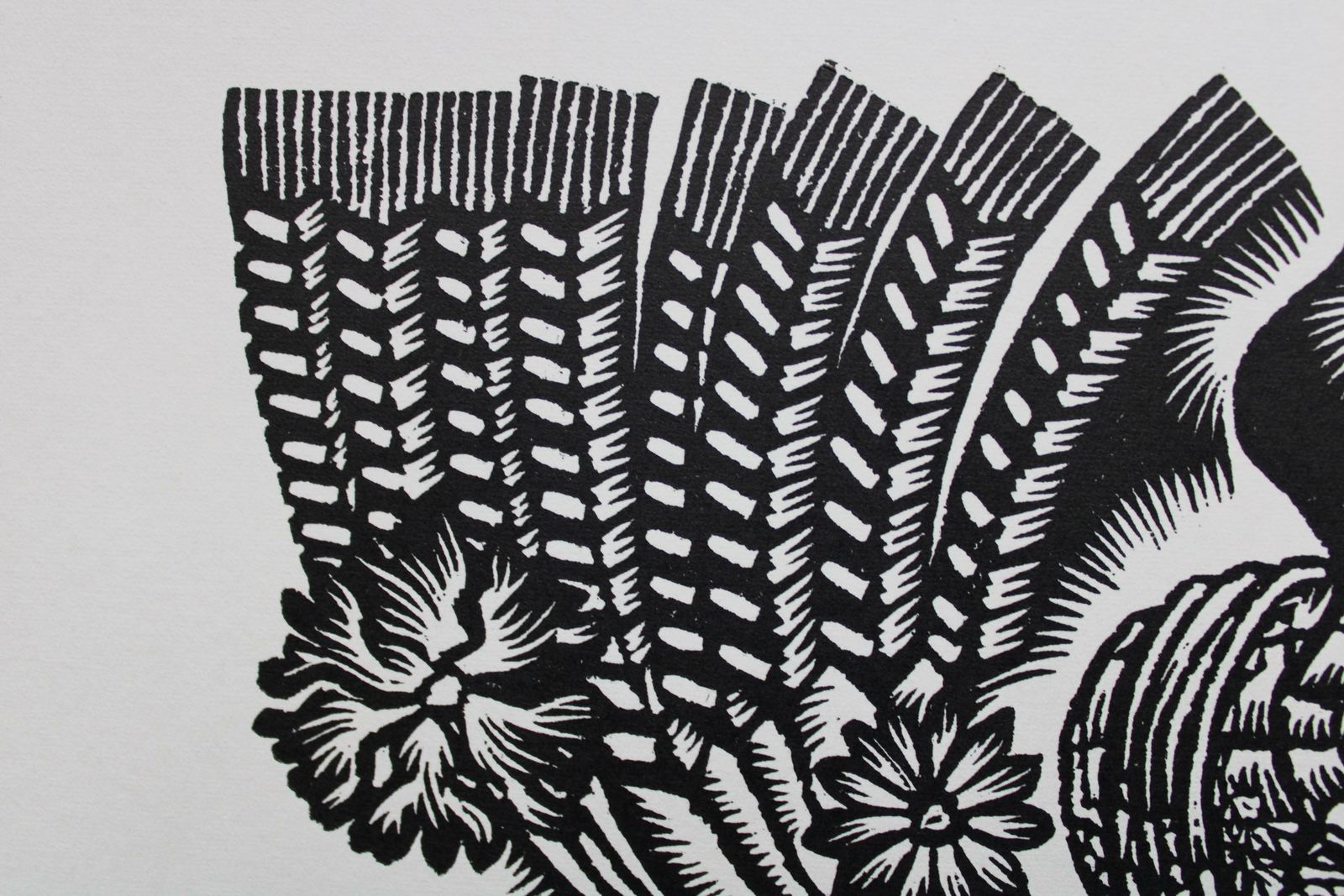 Dainis Rozkalns Pawns. 1982. Paper, Linocut photo furniture