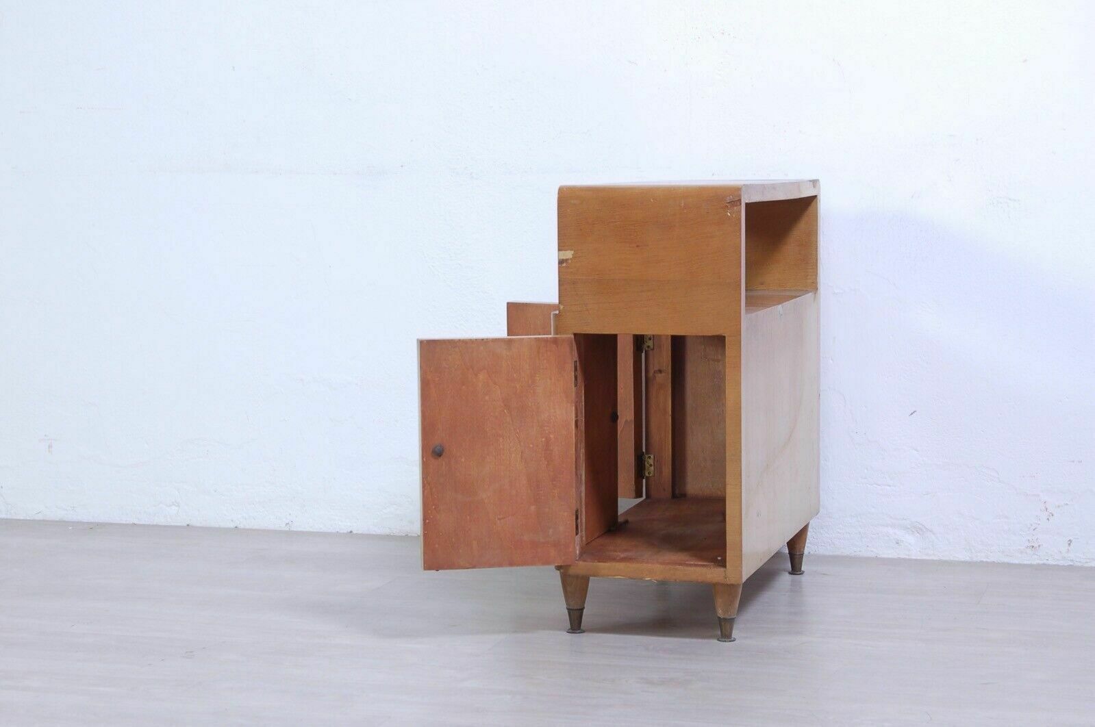 Design Bedside Table From The 40s. Double Opening Detail. Vintage Cabinet. Coffee Table photo Furniture