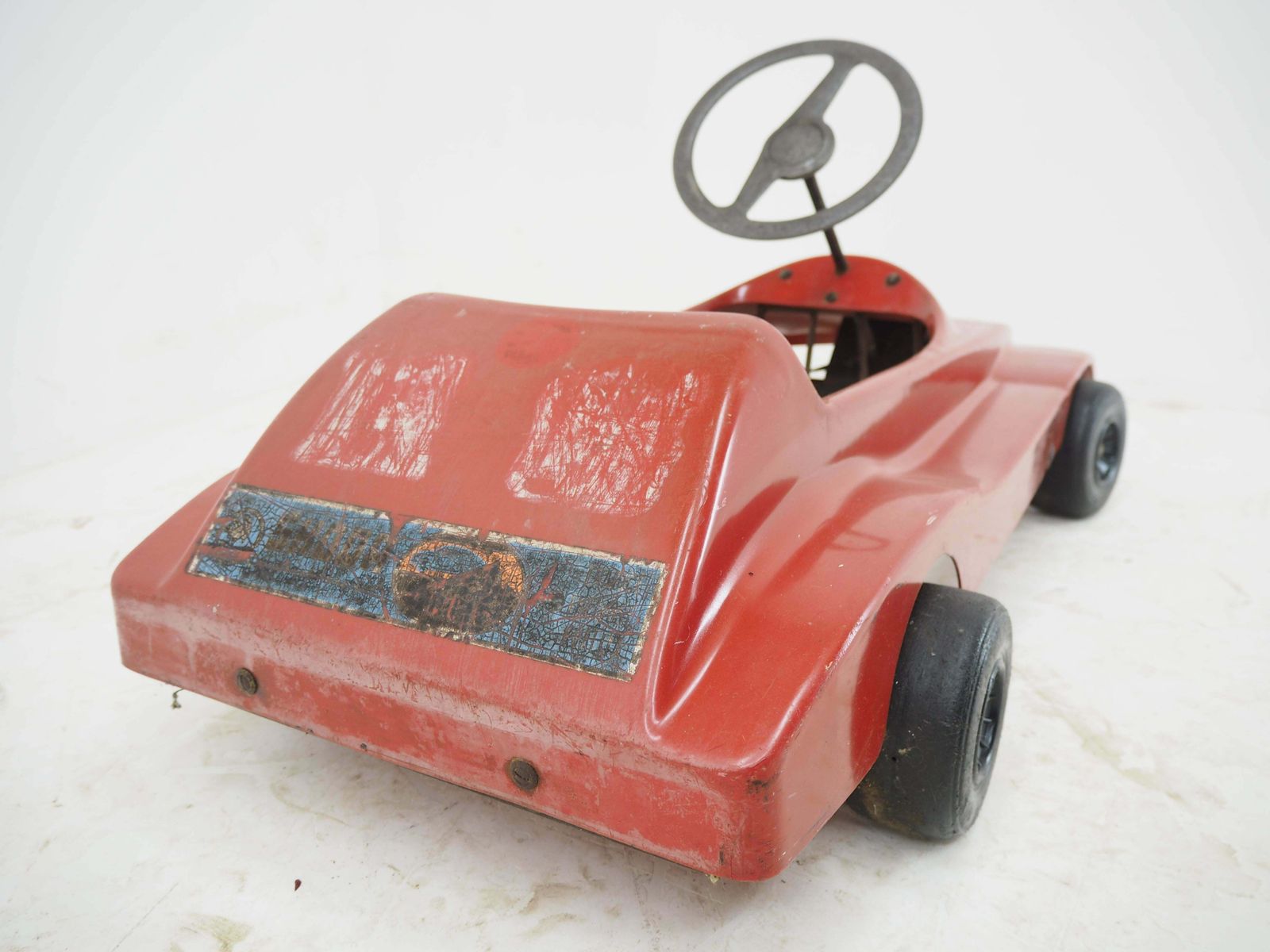 Midcentury Kids Mechanical Pedal Car, 1960s photo buy