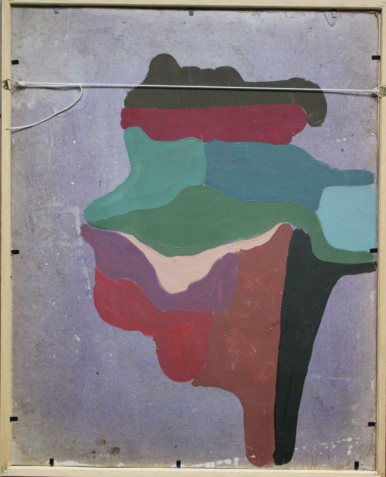 Vladimir Glushenkov Flirt. 1970. Cardboard, Mixed Media Art, photo for sale