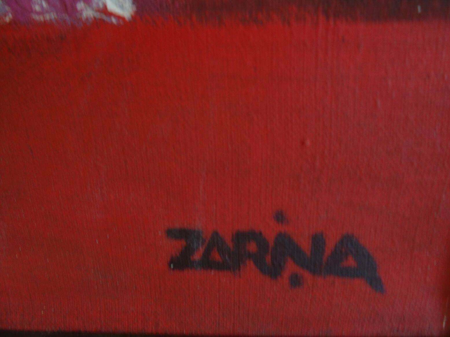Aija Zarina Colourful Still Life. 1981. Canvas, Oil, Tempera,  1981 photo furniture