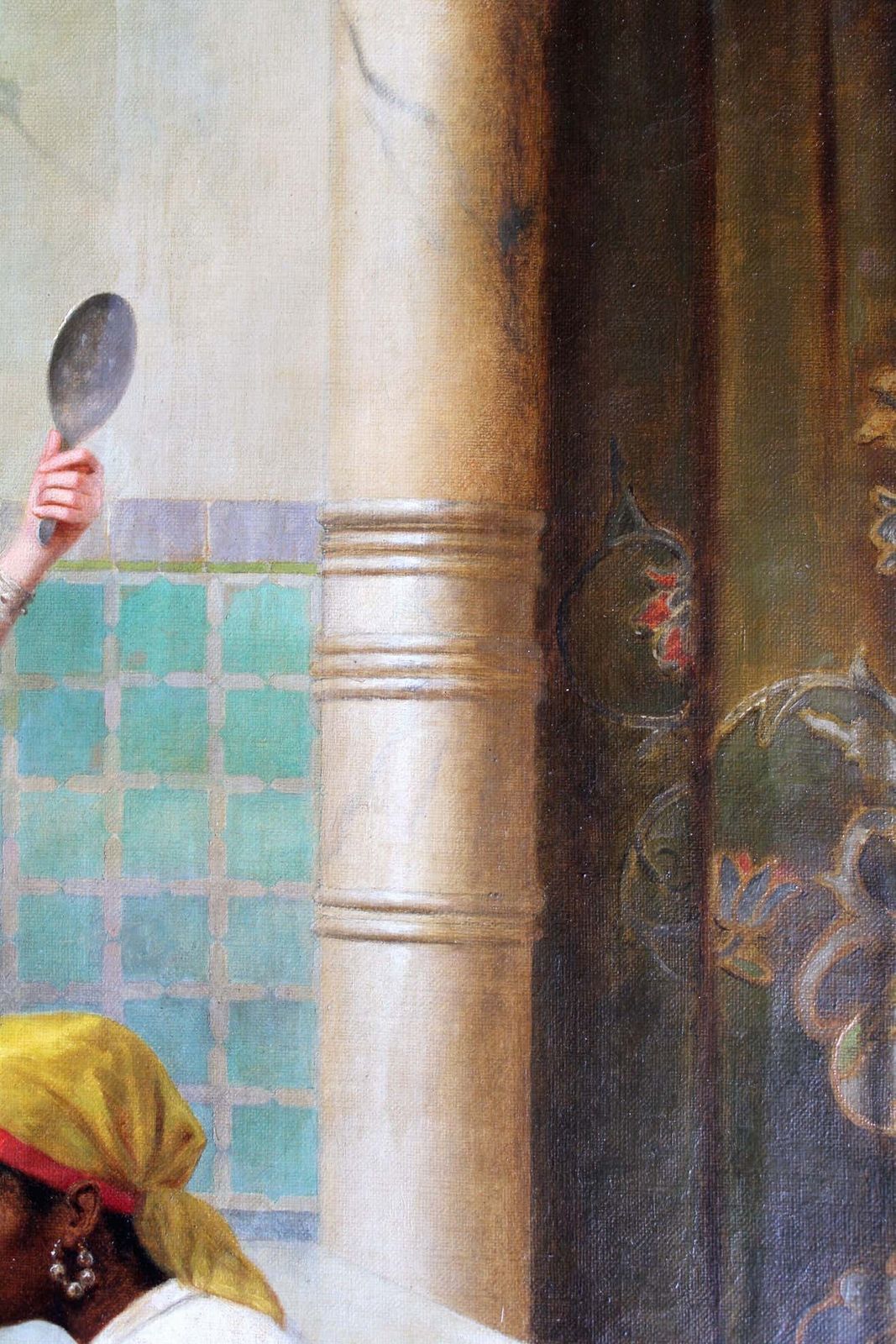Vinsent G. Stiepevich The Bath. Late 19th Century. Oil On Canvas, photo vinterior