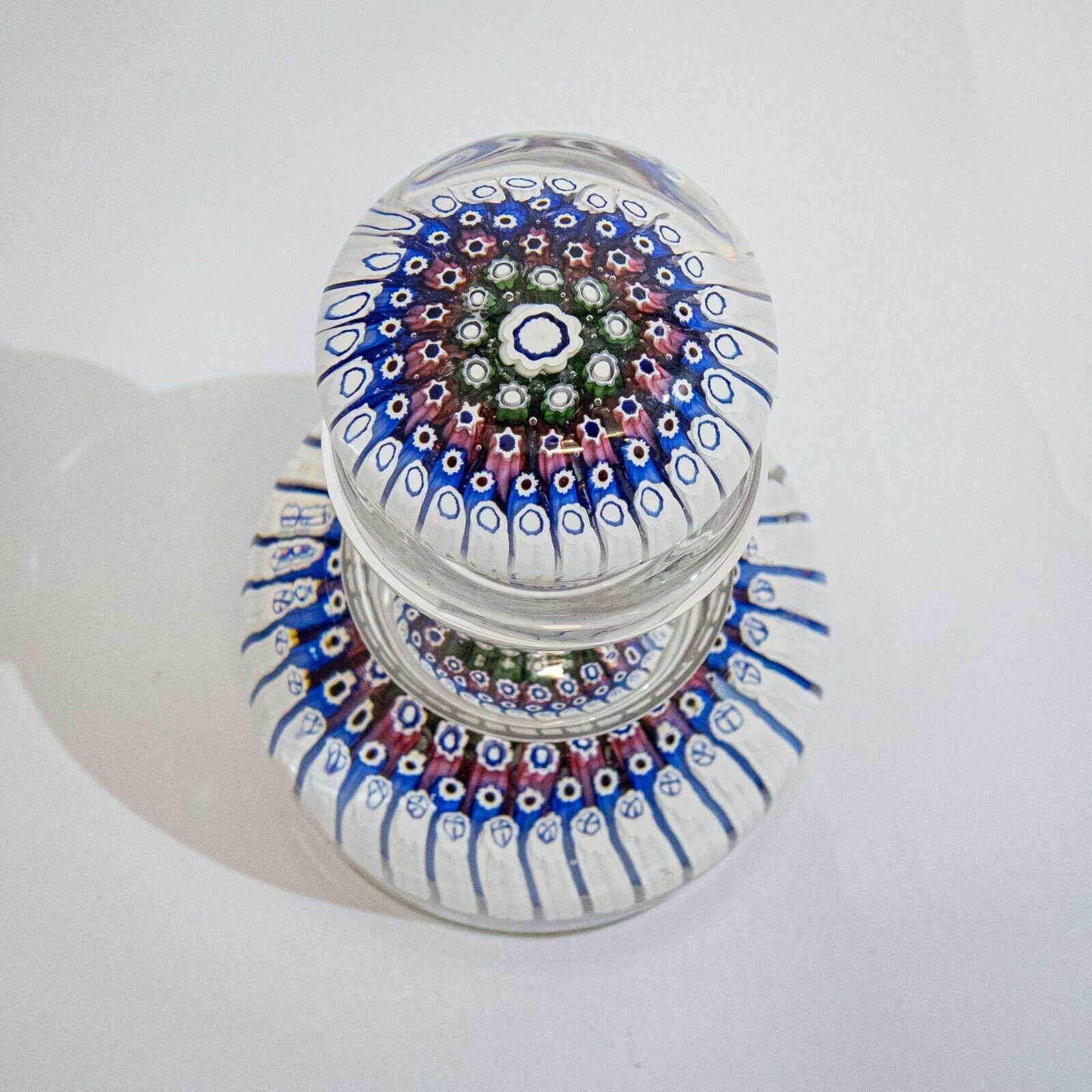 Millefiori Glass Inkwell, 1900s photo Home Decor