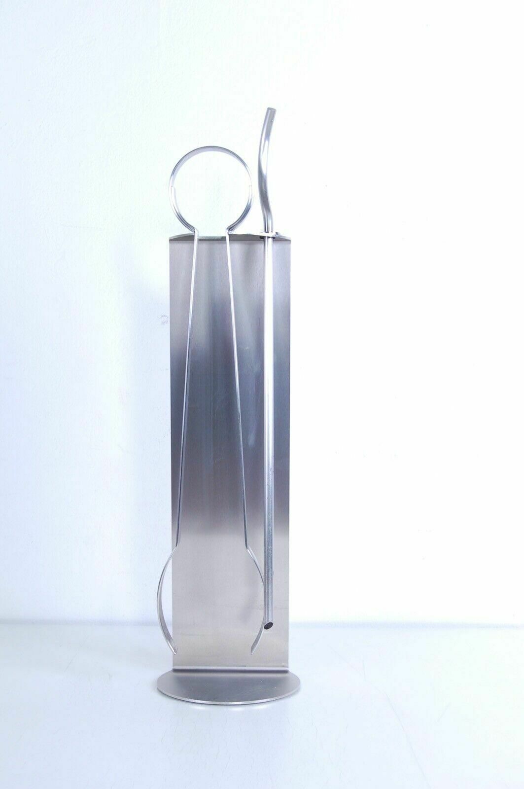 photo for sale Fire Tools And Accessories Conmoto By Peter Maly Log Holder Steel Fireplace Set