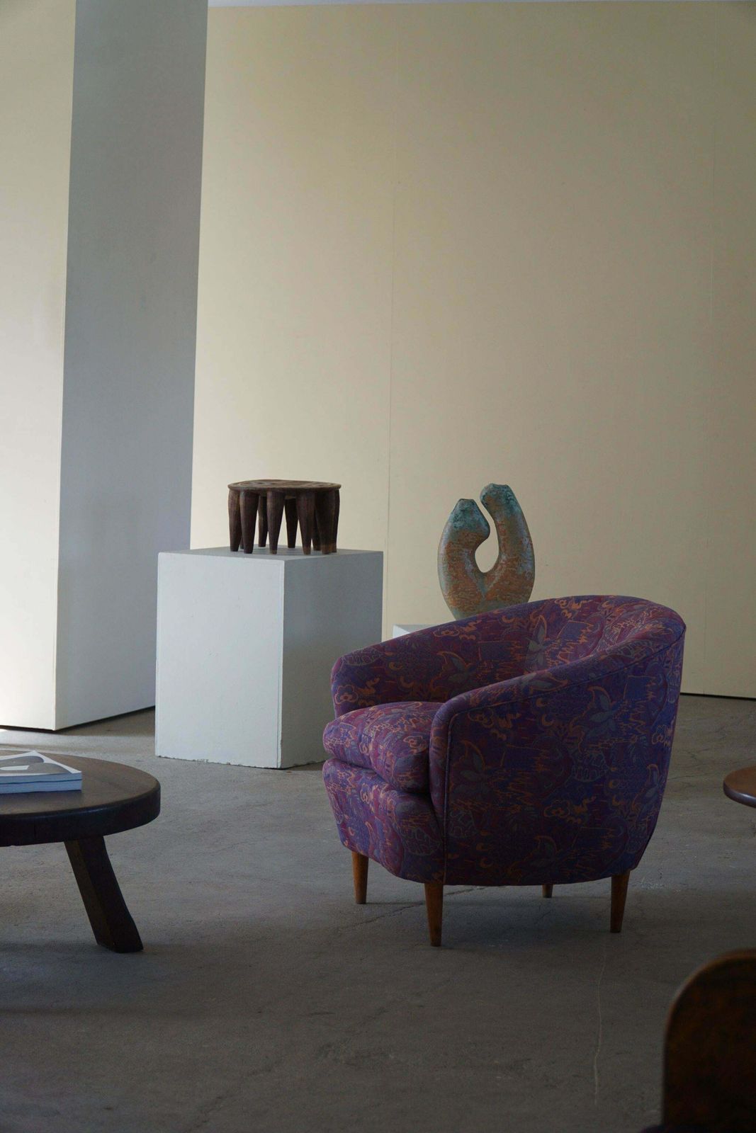 photo furniture Gio Ponti, Casa E Giardino, A Pair Of Lounge Chairs, Reupholstered, 1940s