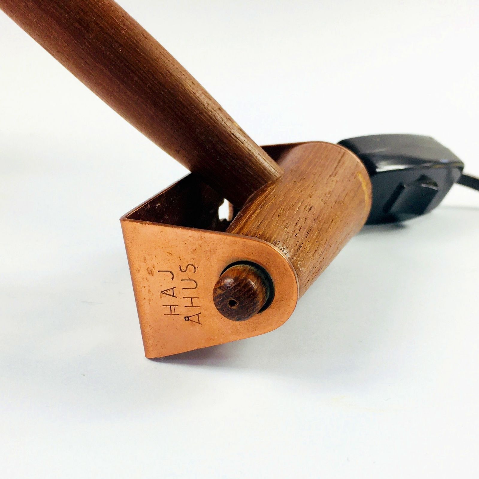 Scandinavian Copper & Teak Wall Lamp Model S 1718 By Hans Agne Jakobsson, Sweden, 1960s photo 550.0