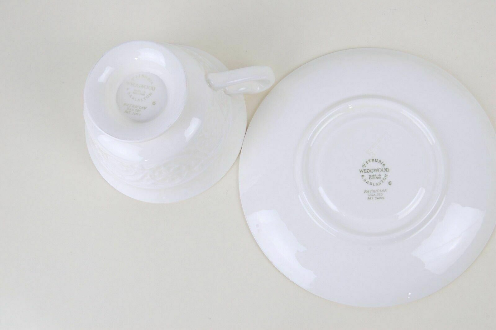 Tea Coffee Cup Service For 6 People Wedgwood Etruria Barlaston Patrician Ceramic photo Home Decor