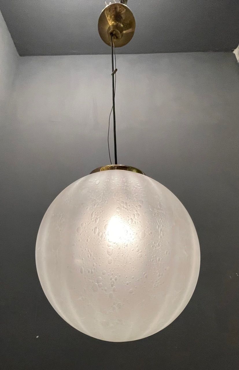 Murano Glass Light Pendant 1970’s photo for sale