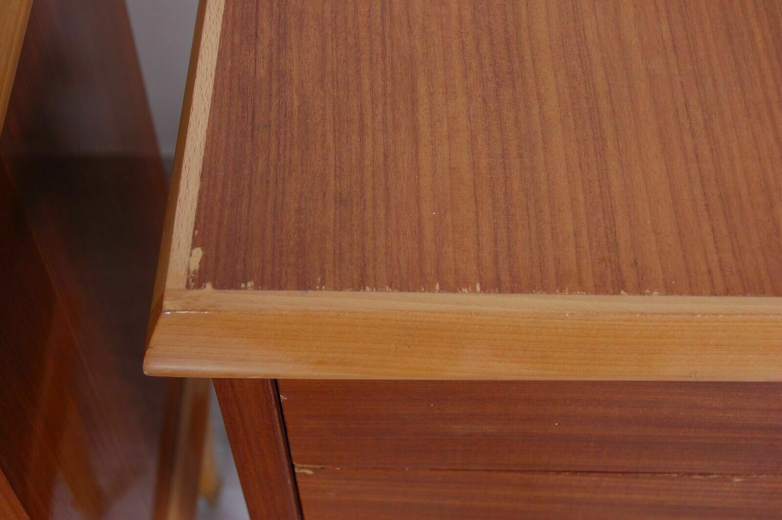 Pair Of Bedside Tables Designed In The 60s Bedside Tables Two Tone Wood Vintage Accessory photo buy