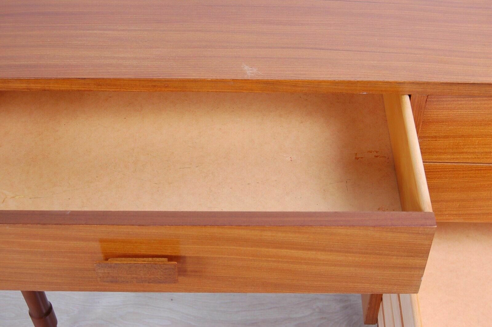 316.0 1960s Design Desk Top And Chest Of Drawers Secretaire Vintage Writing Table photo