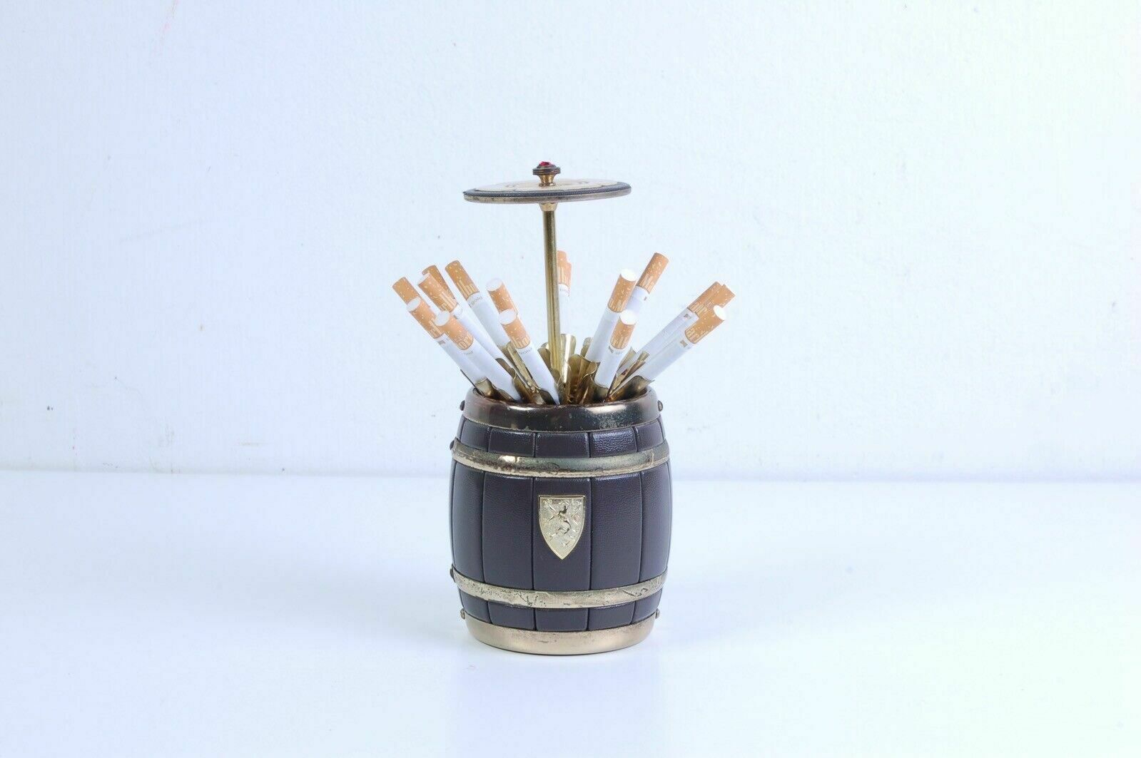 Cigarette Dispenser Barrel Desk Accessory Gift Idea Smokers Keiwa Barrel
