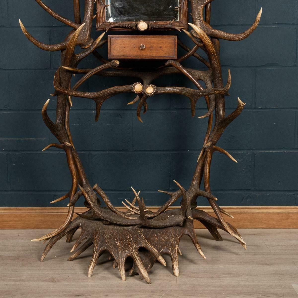 photo furniture 19th Century Black Forest Hall Stand, Swiss German, C.1890