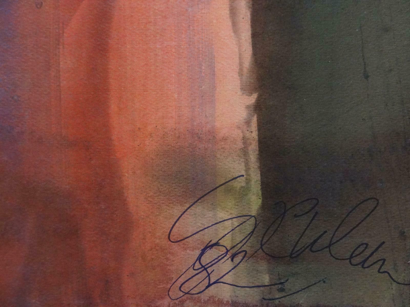 Reflections 1982 Watercolour On Paper photo for sale