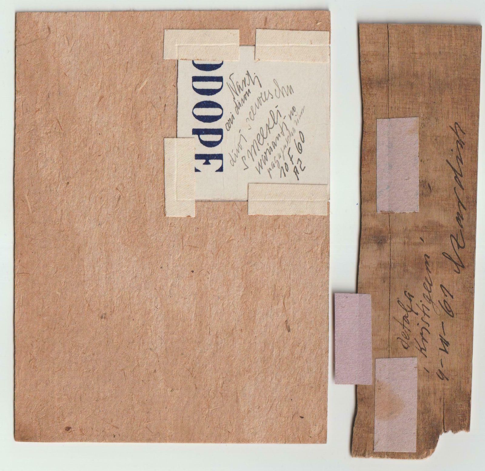 Erotic Motives 2.Pcs Paper Cardboard Mixed Media Art photo for sale