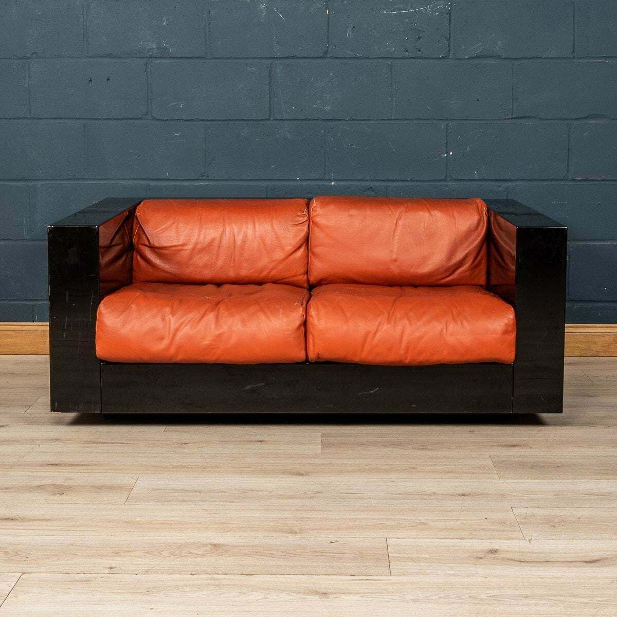 20th Century Two Seater Sofa By Lella And Massimo Vignelli For Poltronova photo for sale