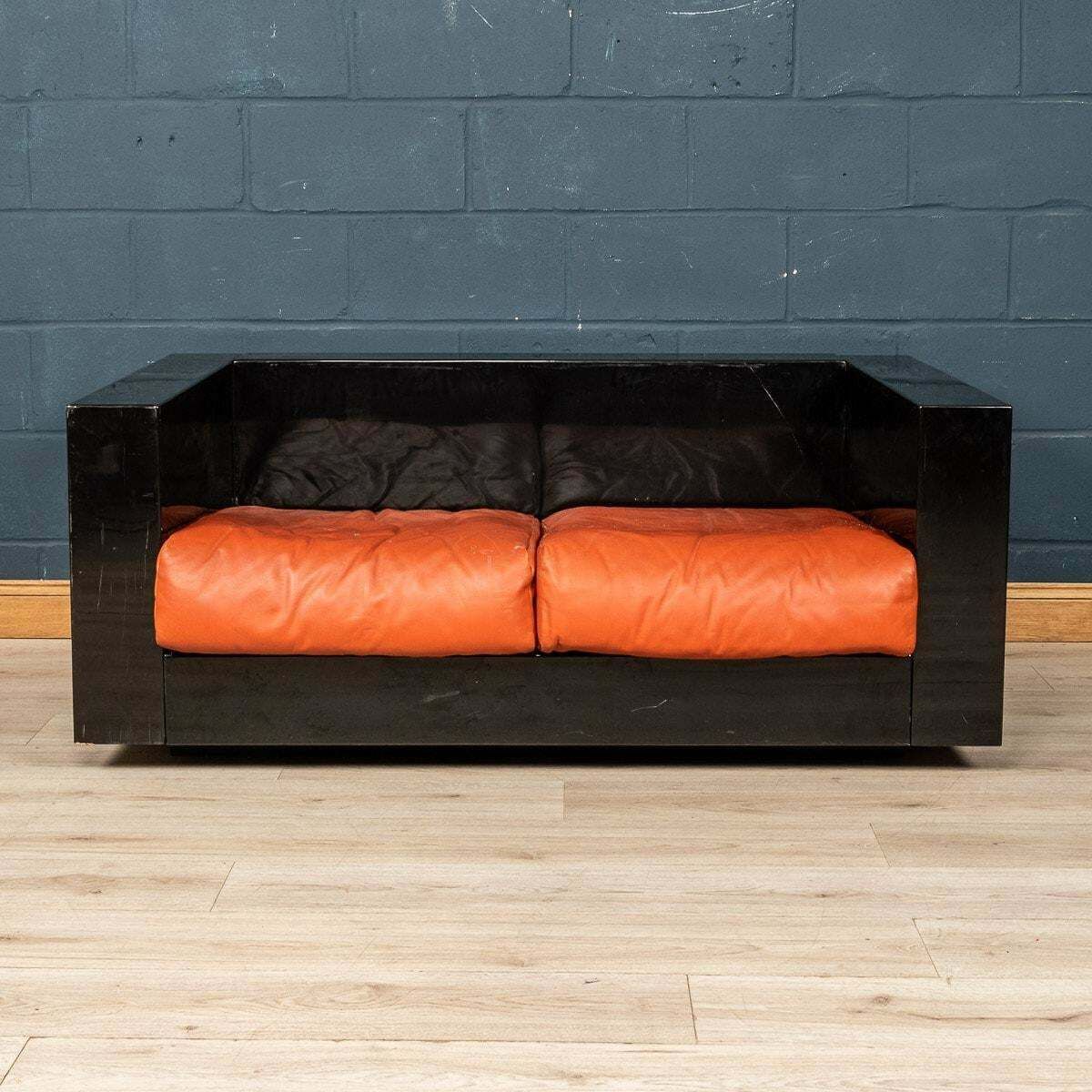20th Century Two Seater Sofa By Lella And Massimo Vignelli For Poltronova photo buy