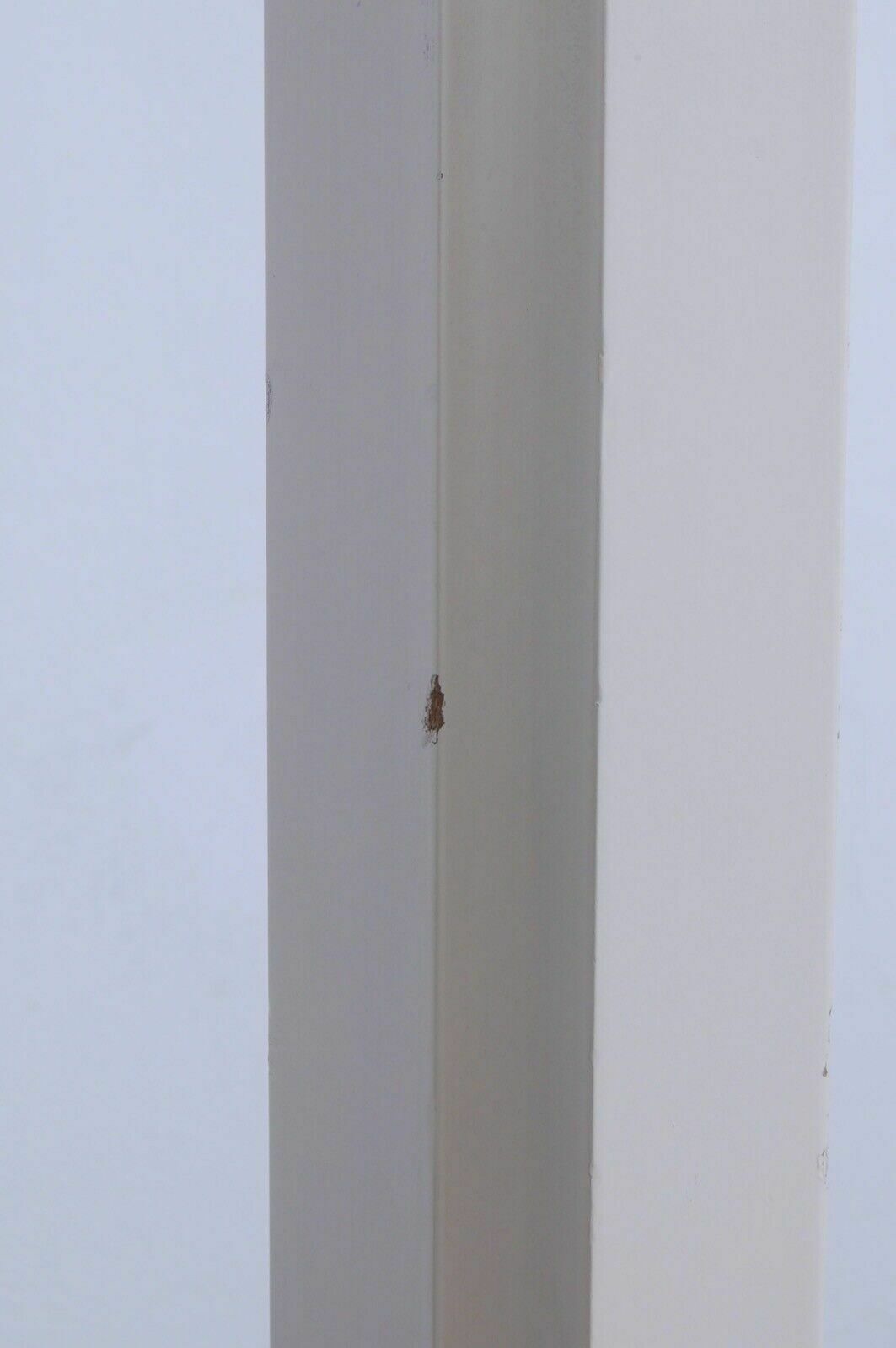 Furniture Vintage Design 70s 80s White Wooden Coat Stand photo