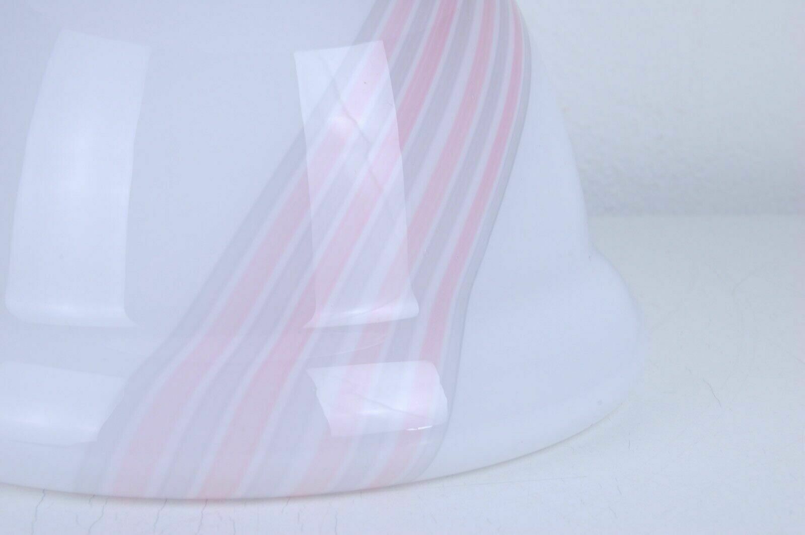 photo furniture Maestri Muranesi Table Lamp, Design From The 70s And 80s, With A Mushroom In White And Pink Murano Glass
